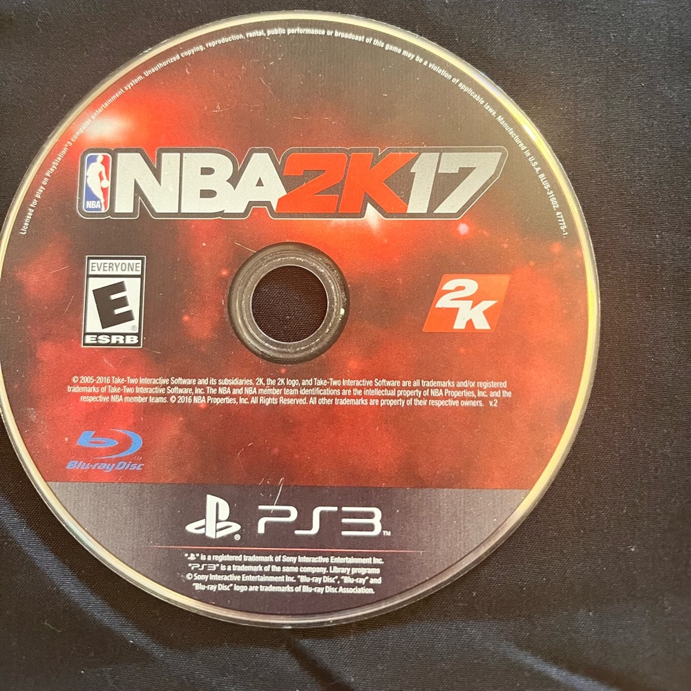 PS3 Game-NBA 2K 17